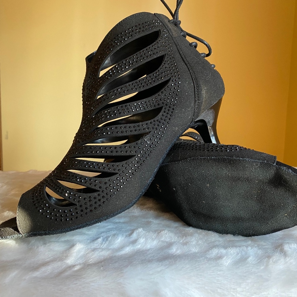 GFrano Miami Rhinestone Dance Booties - Picture 2 of 4
